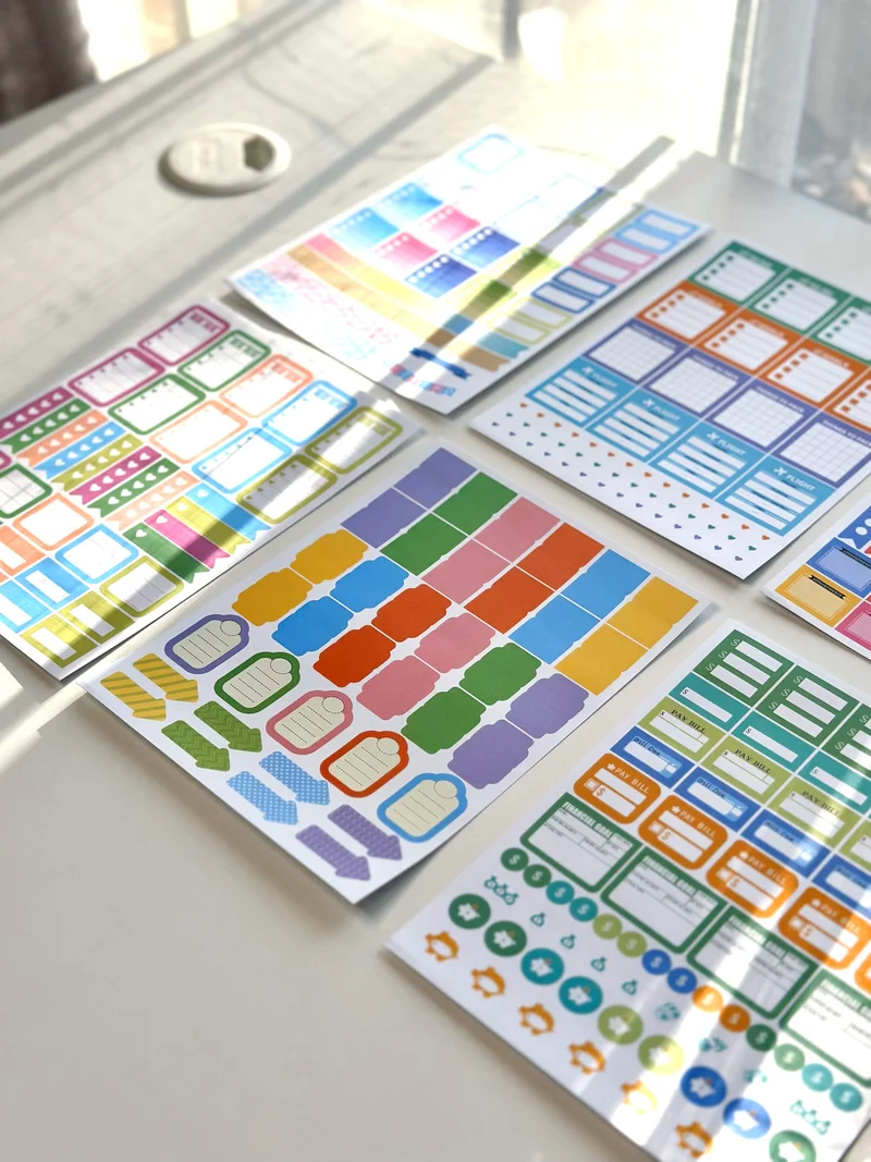 A5 Scrapbook Stickers Pack