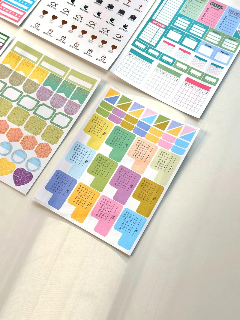 A5 Scrapbook Stickers Pack