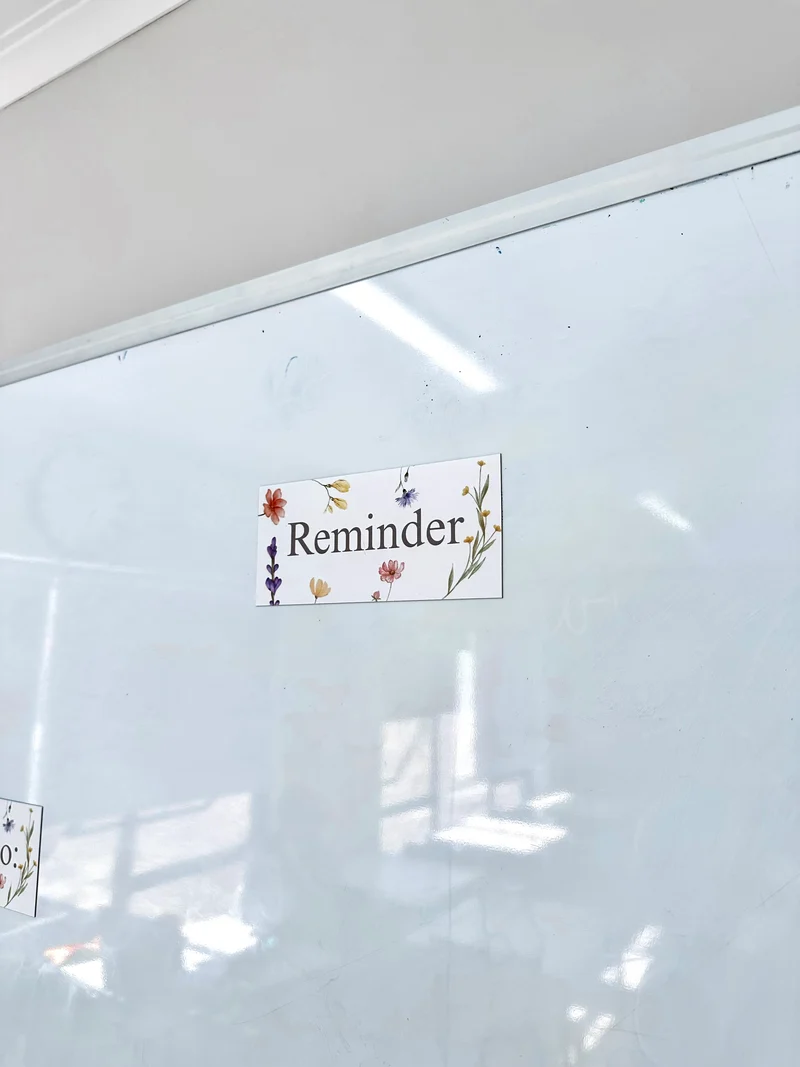 Wild Flowers Reminder Magnets