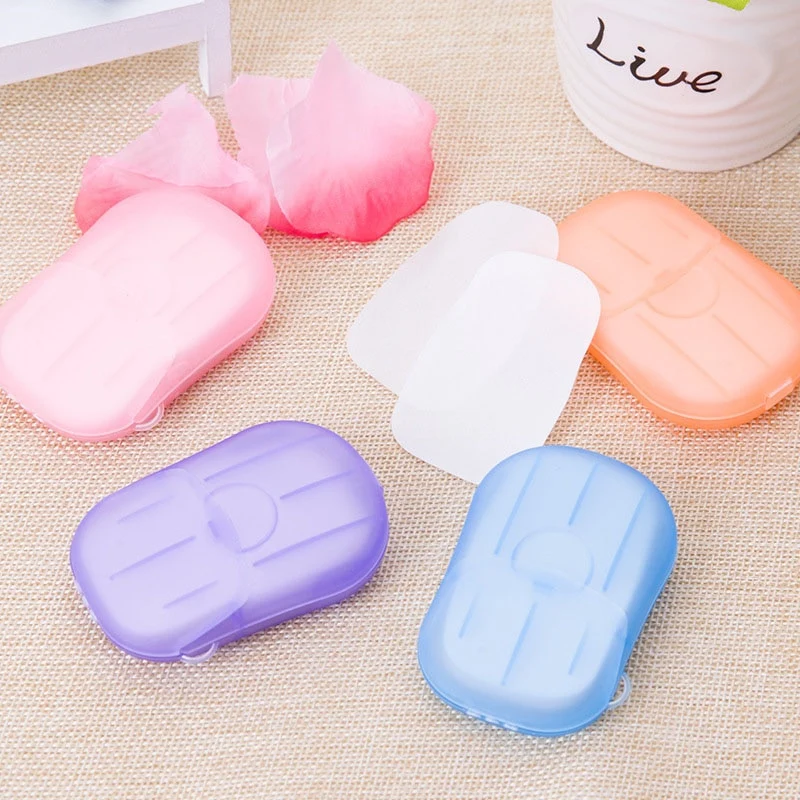 40PCS Papier à savon portable