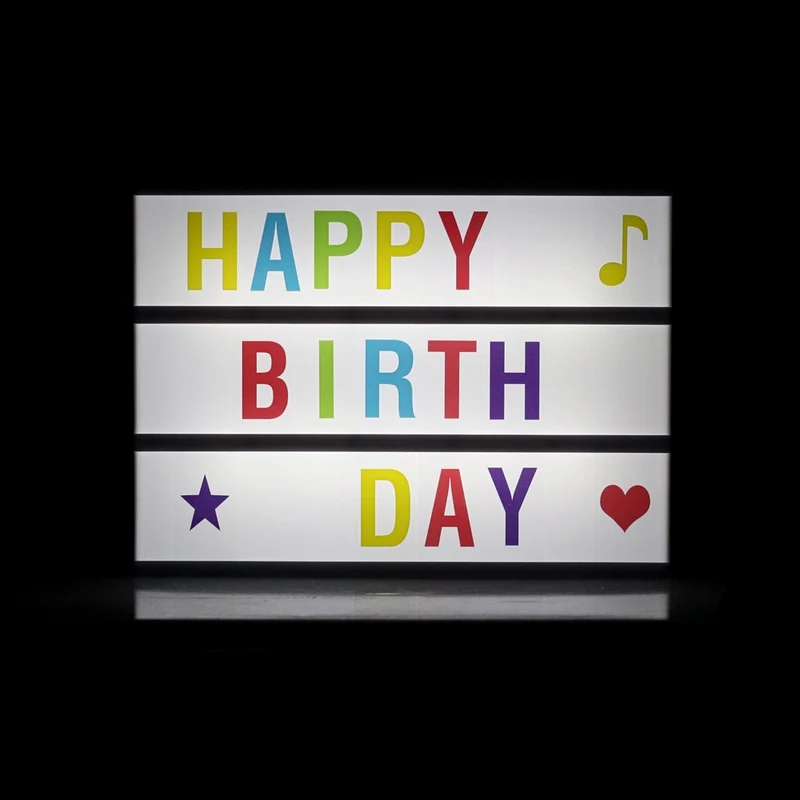 Plastic LED Cinema Lightbox