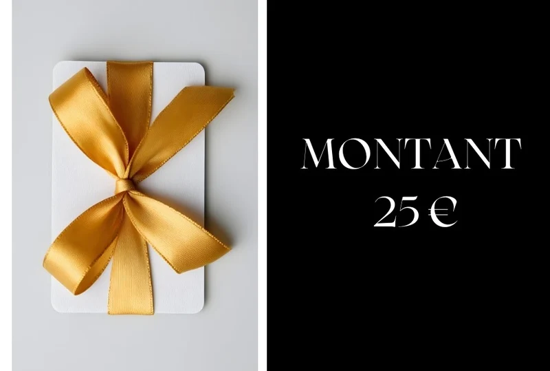 Carte cadeau - 25 €