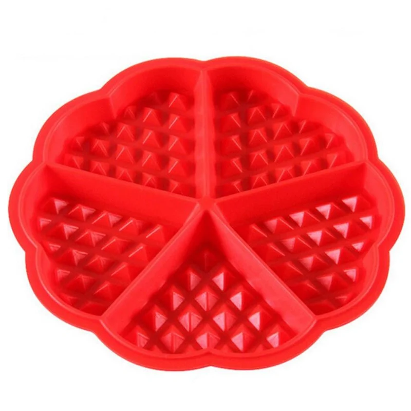 Moule à Gauffres Coeur en Silicone