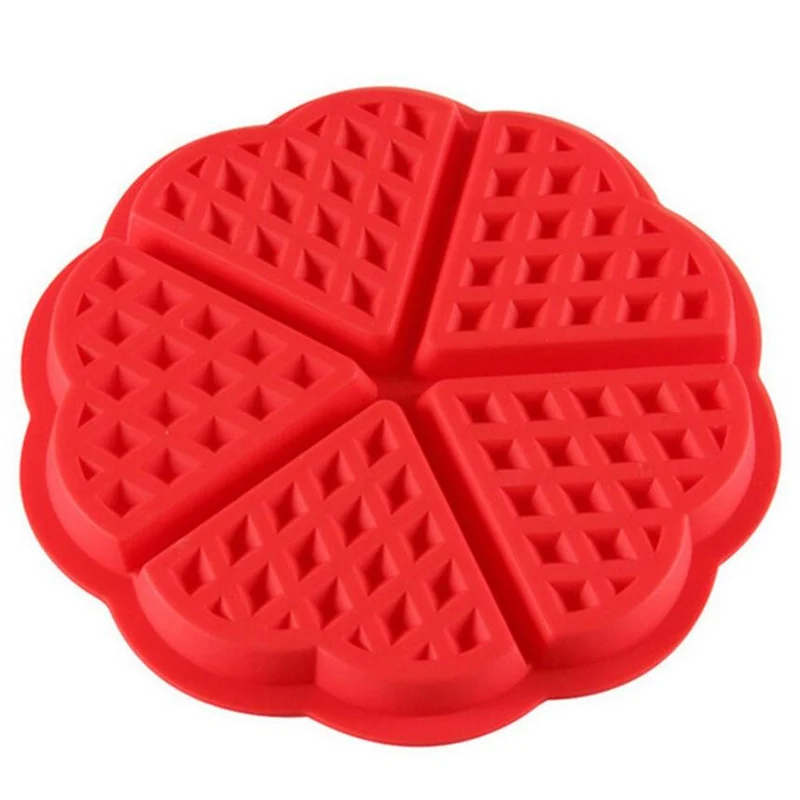 Moule à Gauffres Coeur en Silicone