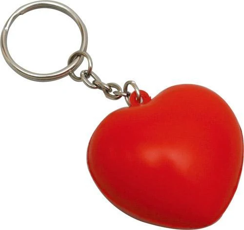 STRESS HEART KEY RING