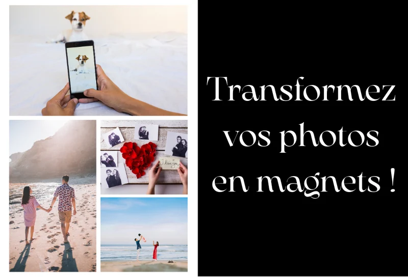 Magnets à personnaliser - Lot de 6