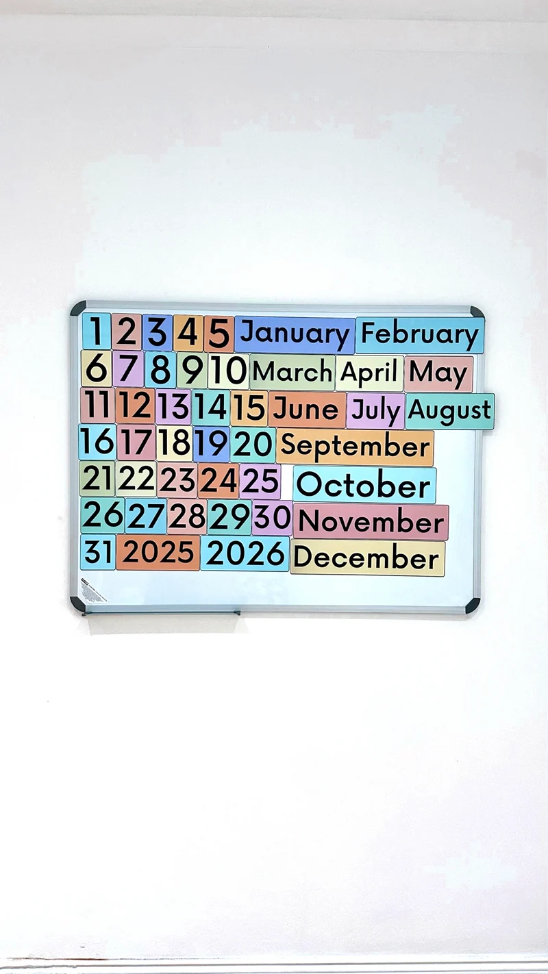 Colourful Calendar Magnets
