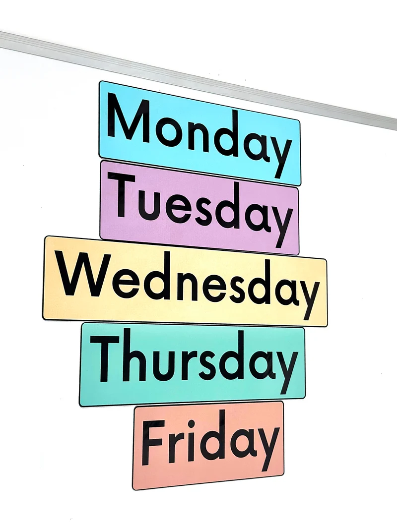 Colourful Calendar Magnets