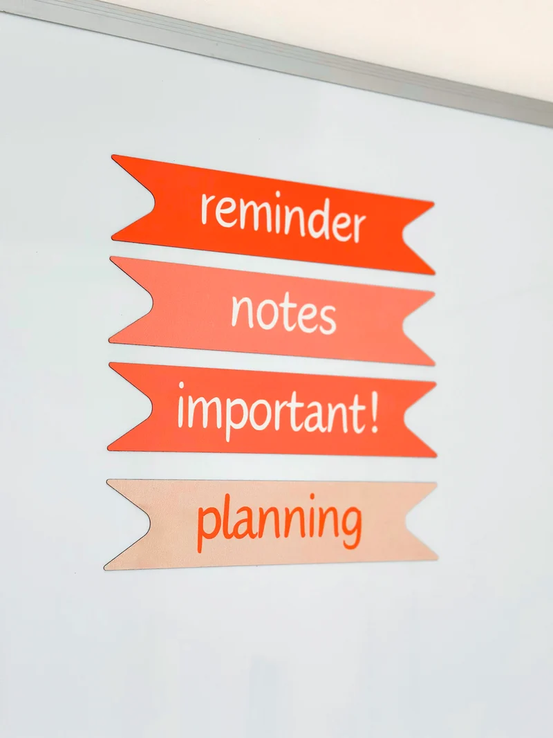 Soft Colourful Reminder Magnets