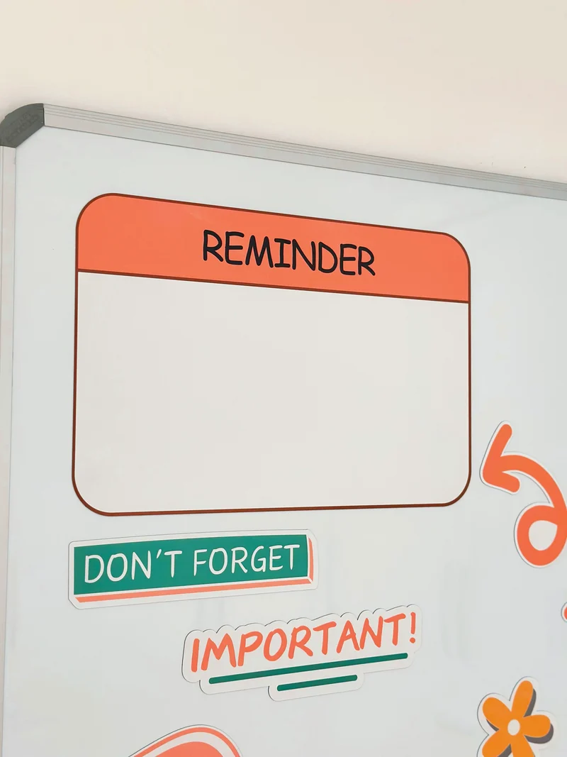 Soft Colourful Reminder Magnets