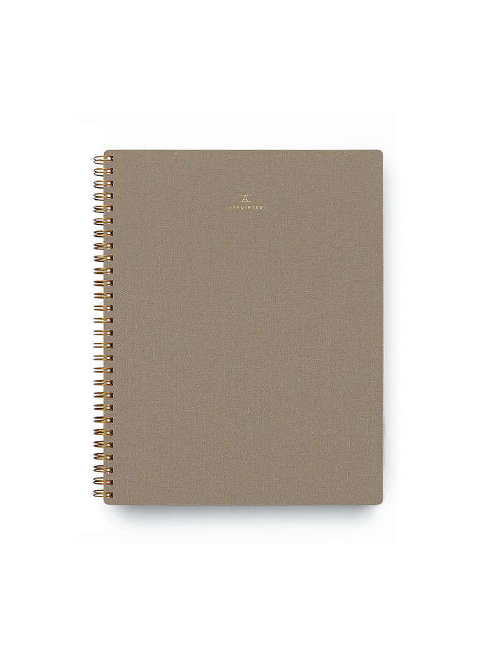 Limited Edition Notebook in Taupe