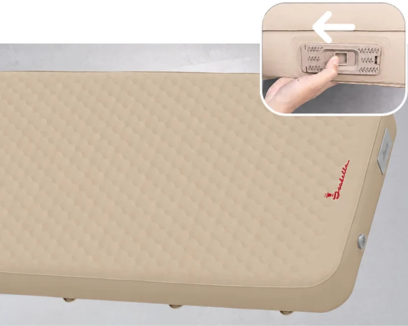 Eenpersoons luchtbed (200 x 76 x 10 cm) met elektrische pomp - Isabella