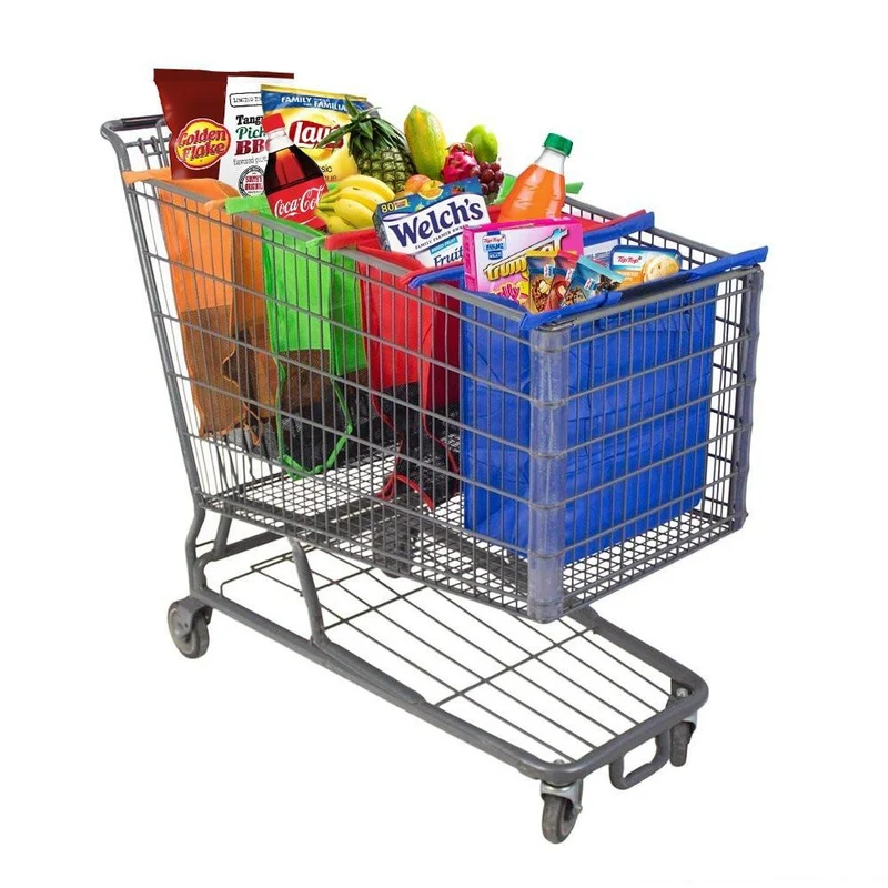 Sac de courses réutilisablepour chariot