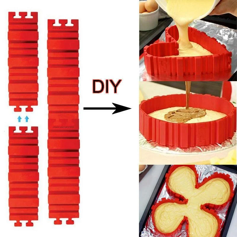 Moule à gâteau personnalisable ( 4 pièces)