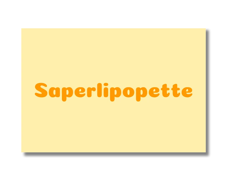 Saperlipopette