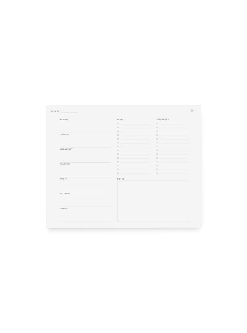Weekly Task Pad