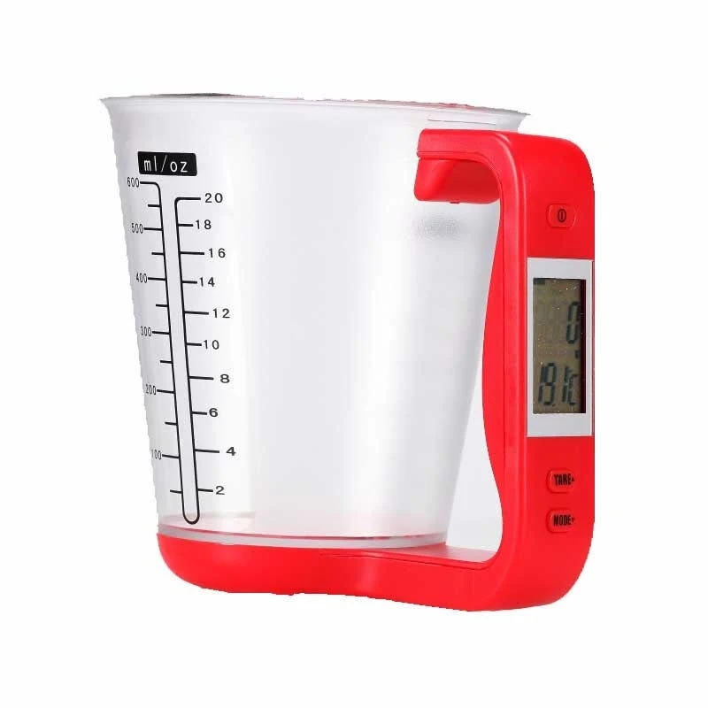 Pèse-tasses électronique pour la cuisine avec écran LCD