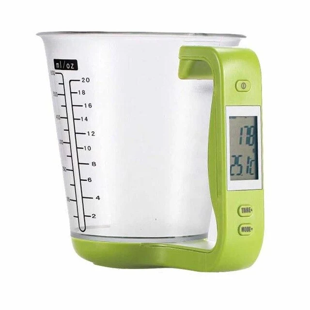 Pèse-tasses électronique pour la cuisine avec écran LCD