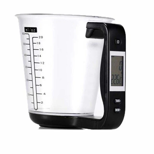 Pèse-tasses électronique pour la cuisine avec écran LCD