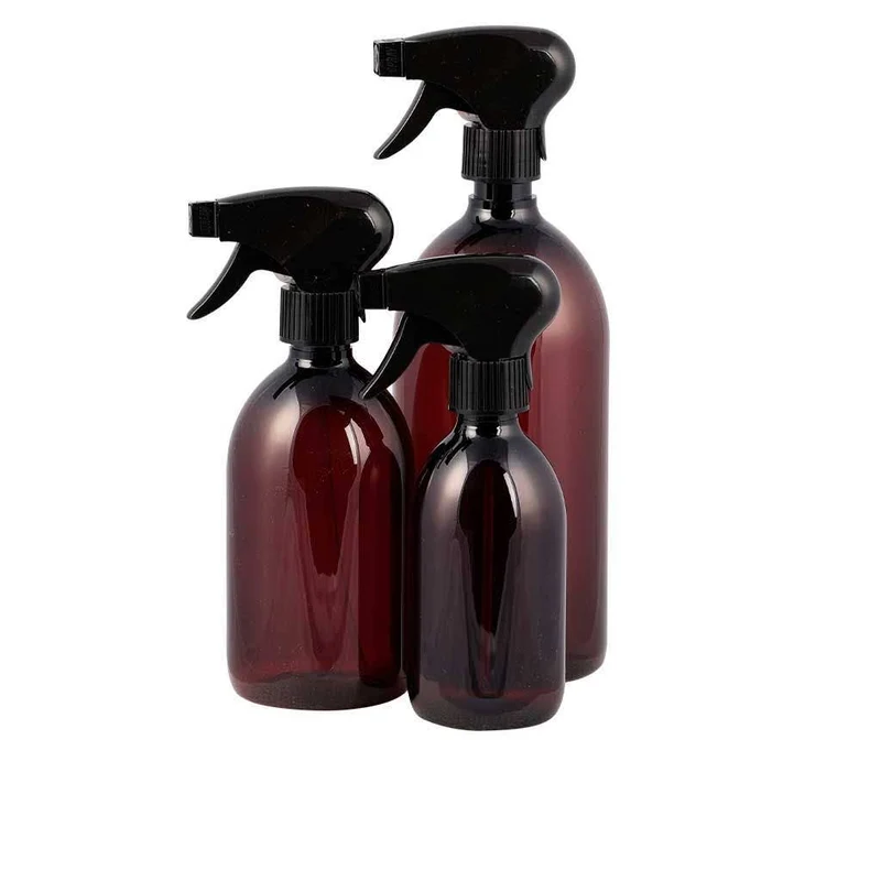 Hervulbare plastic fles met pomp of spraykop - per stuk - Plint