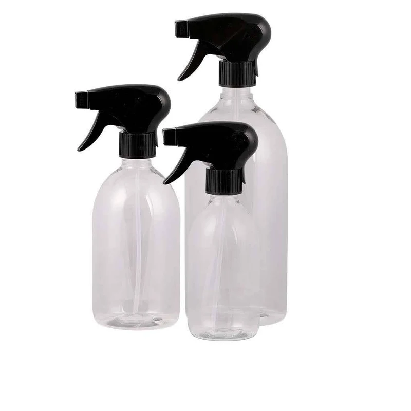 Hervulbare plastic fles met pomp of spraykop - per stuk - Plint