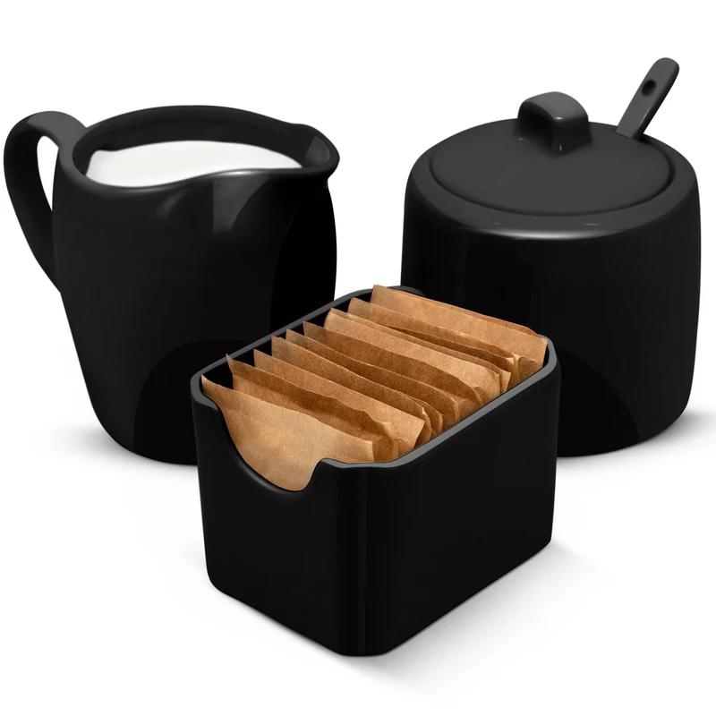 Kook Ceramic Sugar and Creamer Set