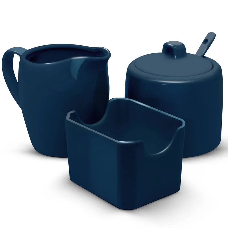 Kook Ceramic Sugar and Creamer Set