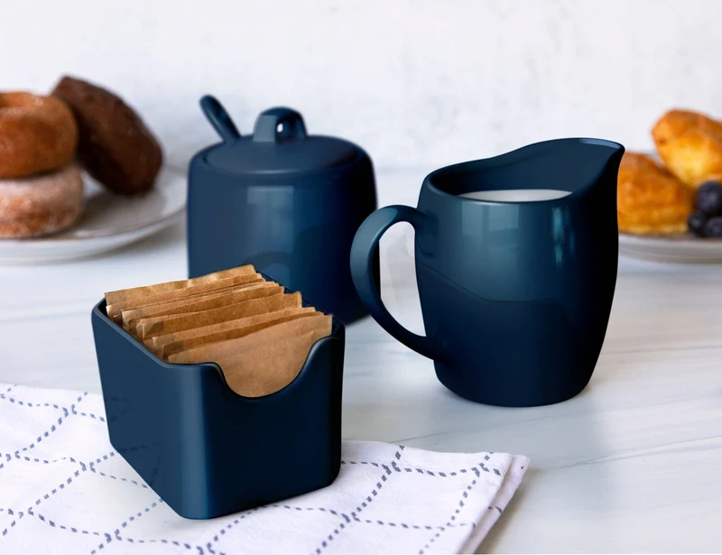 Kook Ceramic Sugar and Creamer Set