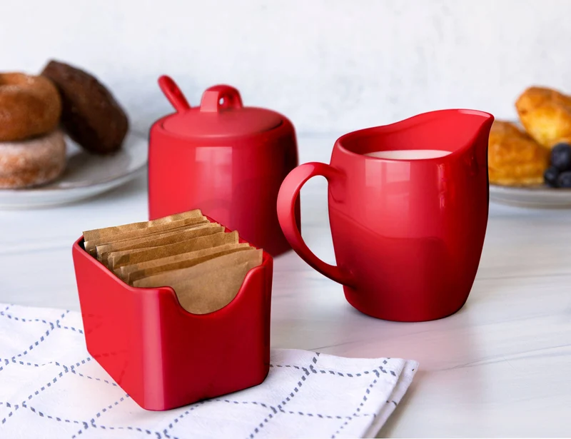Kook Ceramic Sugar and Creamer Set