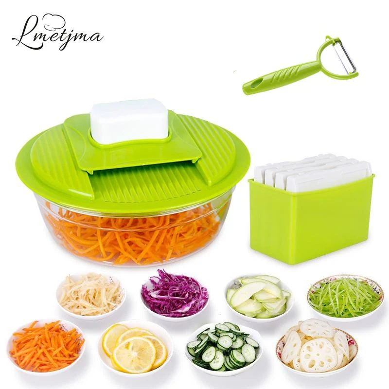 Trancheuse à légumes Mandoline 5 Lames GRATUITES
