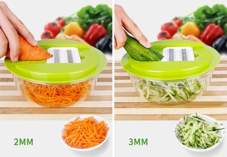 Trancheuse à légumes Mandoline 5 Lames GRATUITES