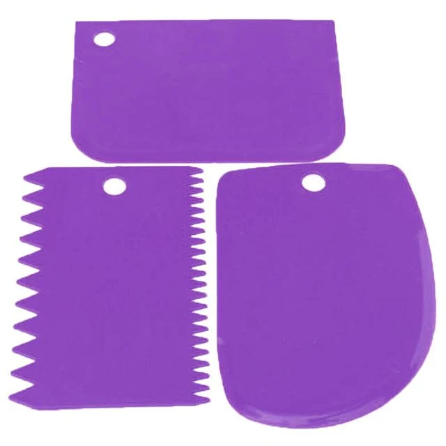 Spatule de Glaçage et de Décoration Gateau (3 pièces)
