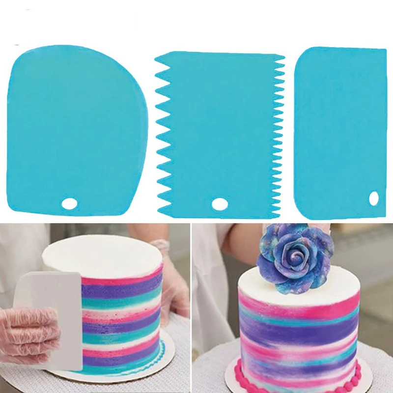 Spatule de Glaçage et de Décoration Gateau (3 pièces)
