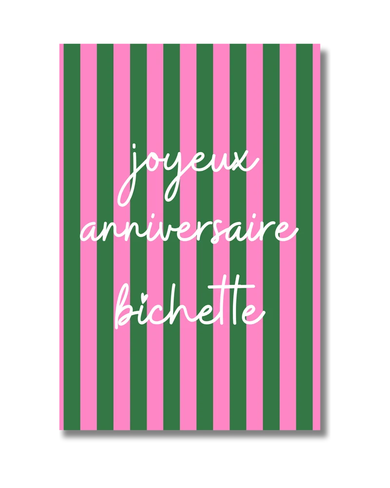 Joyeux anniversaire bichette
