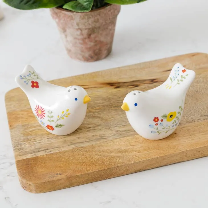 Scattered Petals Salt and Pepper Shakers