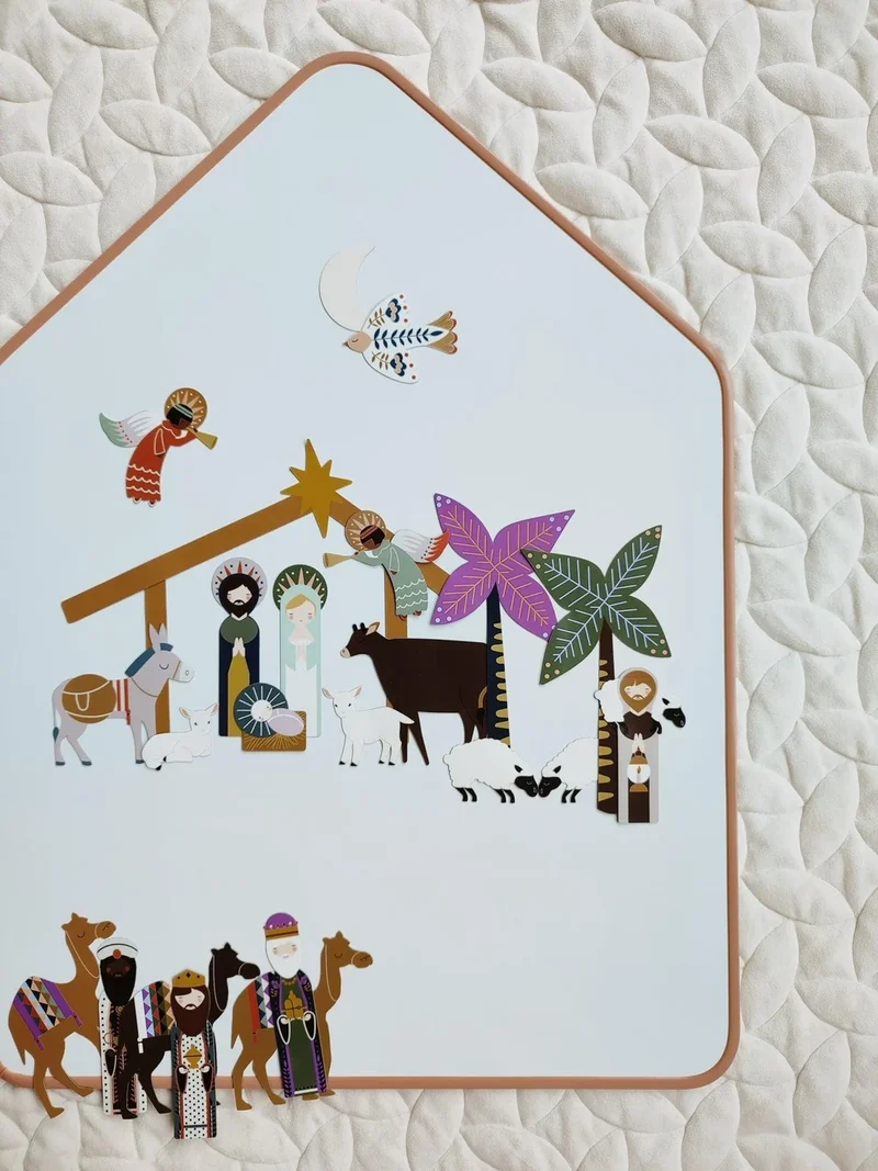 Jeu magnétique - La crèche de Noël