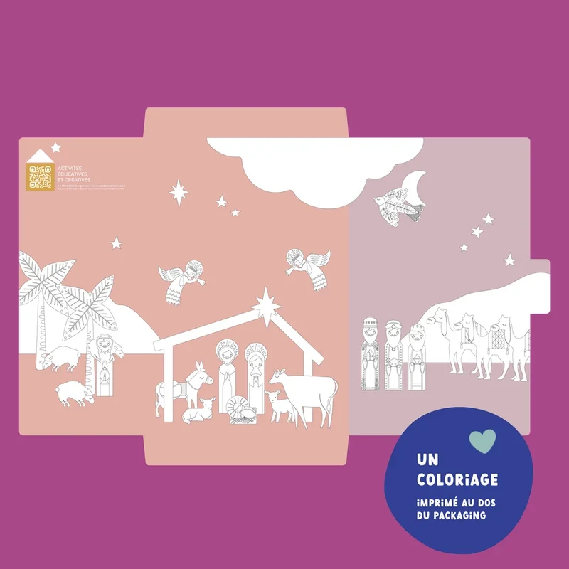 Jeu magnétique - La crèche de Noël