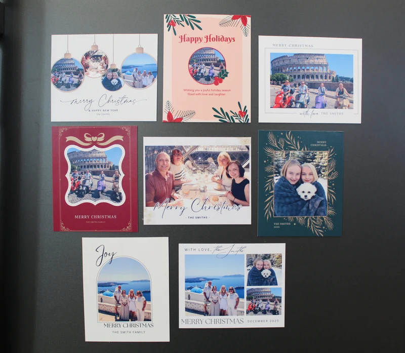 Christmas Card Photo Magnet 3.5" x 4"
