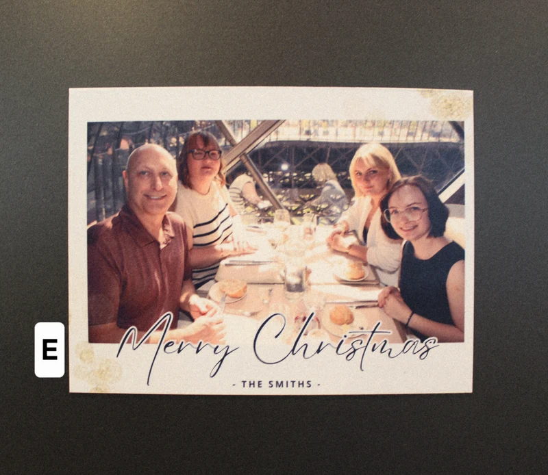 Christmas Card Photo Magnet 3.5" x 4"