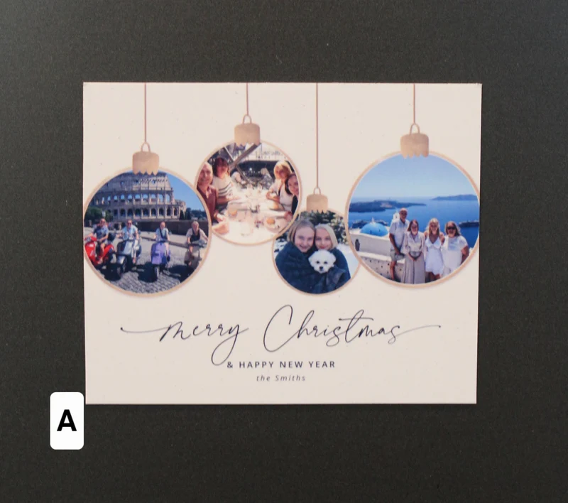 Christmas Card Photo Magnet 3.5" x 4"