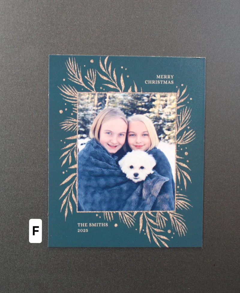 Christmas Card Photo Magnet 3.5" x 4"