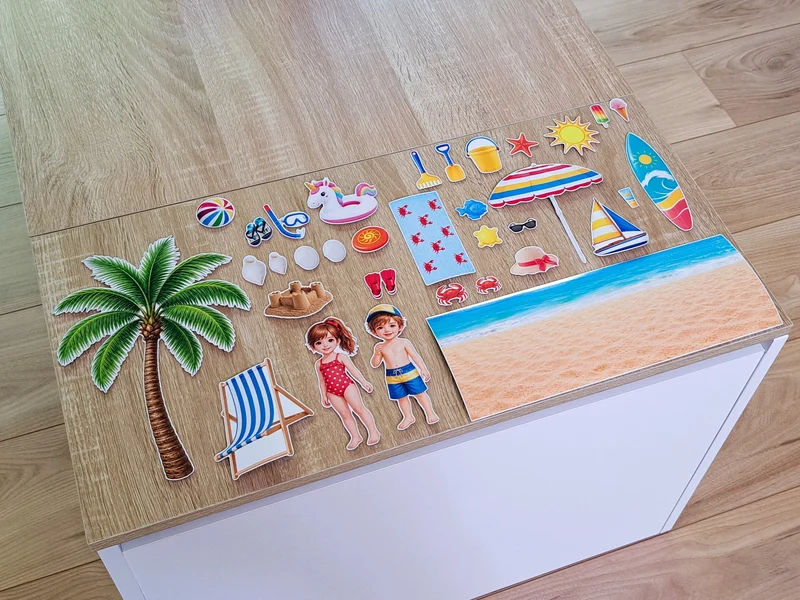 Jeu magnétique - Plage