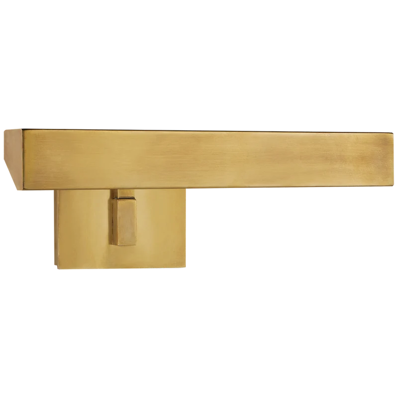 McClain 12" Hardwired Picture Light in Hand-Rubbed Antique Brass