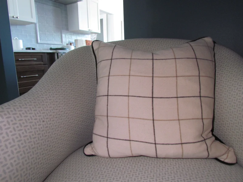 Wool Plaid 18" Custom Pillow