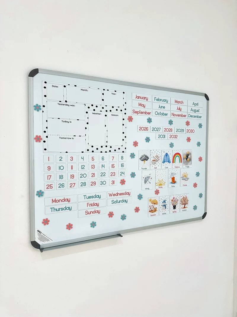 Polka dot Advanced Weather Calendar Chart