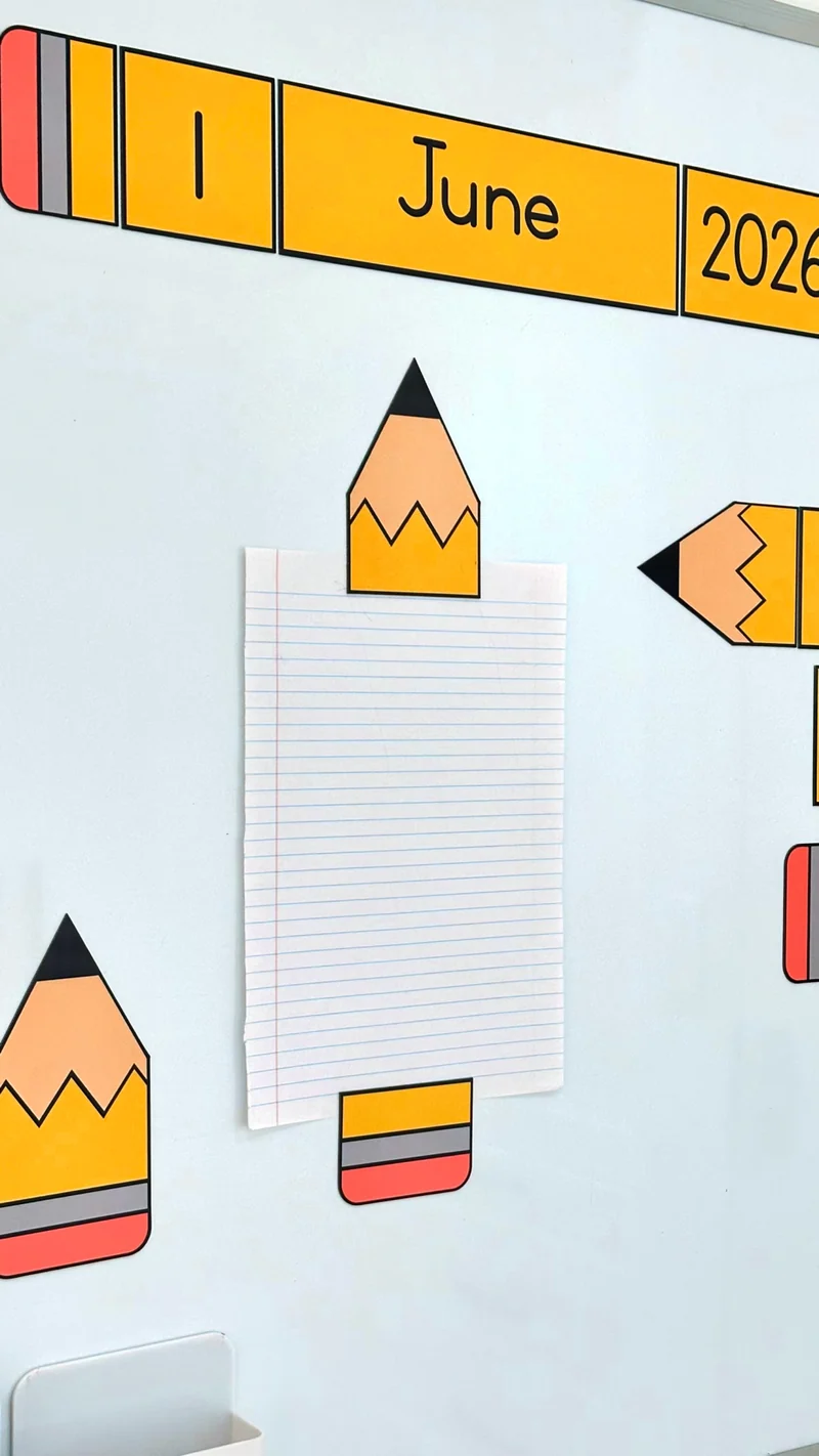 Pencil Calender Set