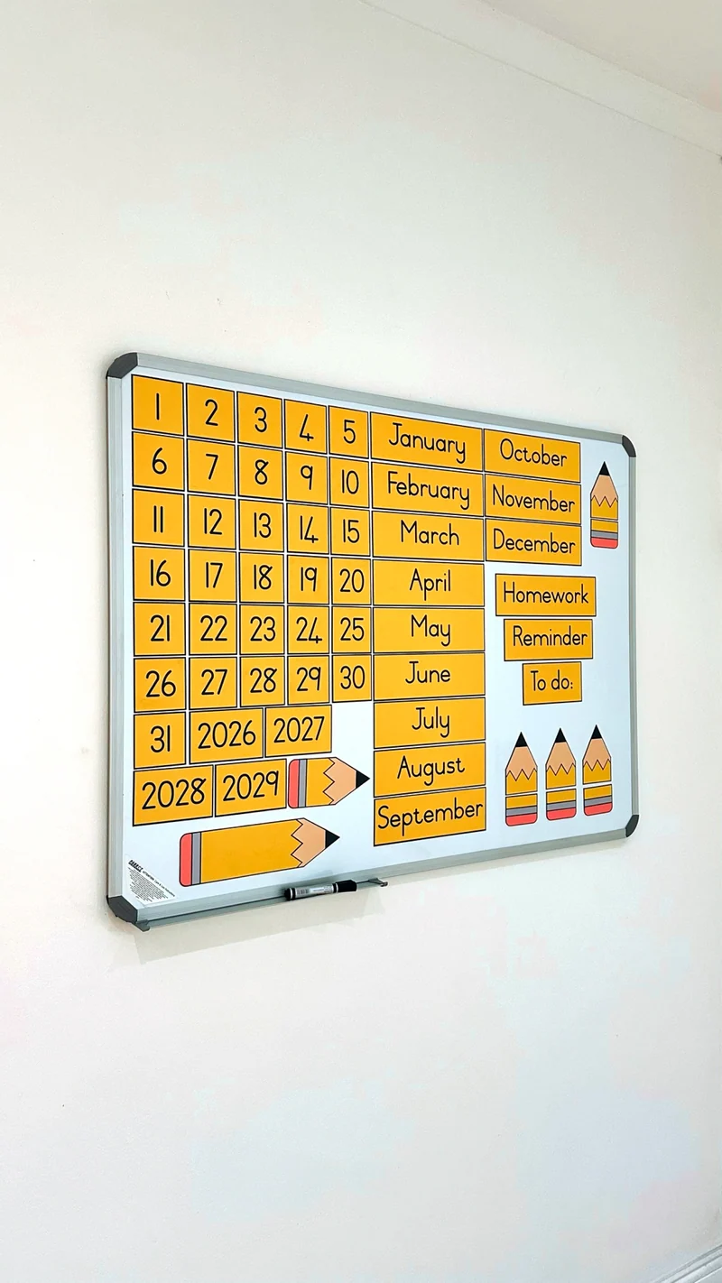 Pencil Calender Set
