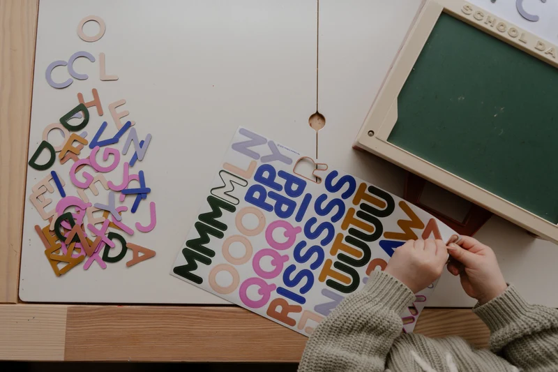 Jeu magnétique - Petites Lettres Capitales