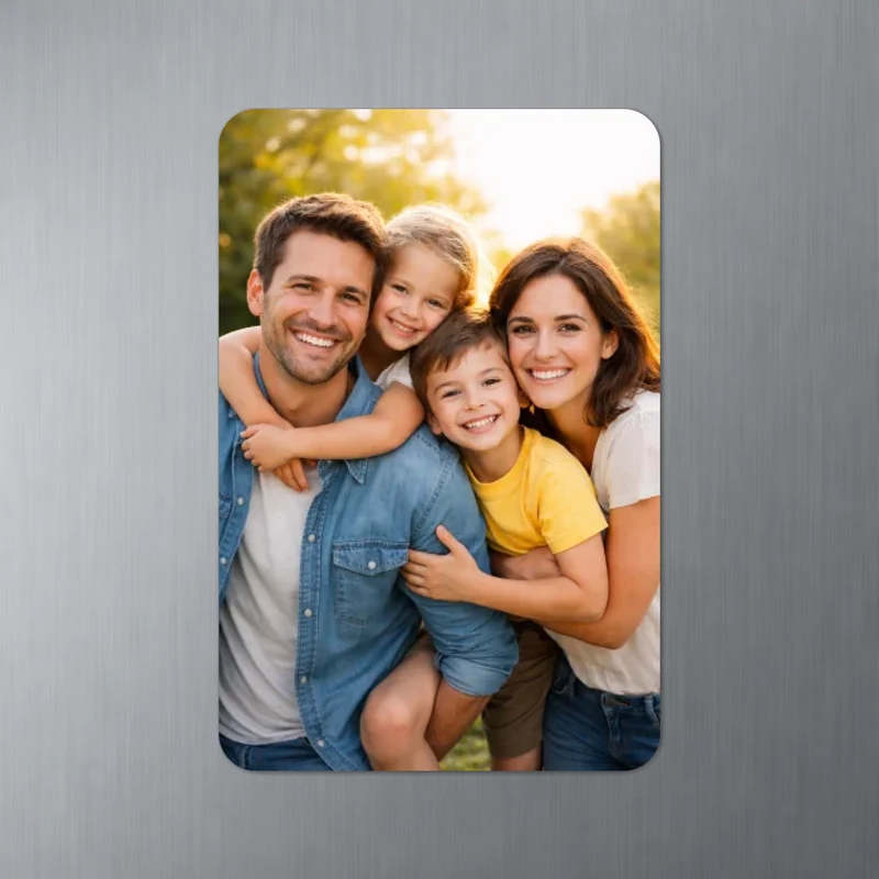 Magnet personnalisé - Rectangle coins arrondis