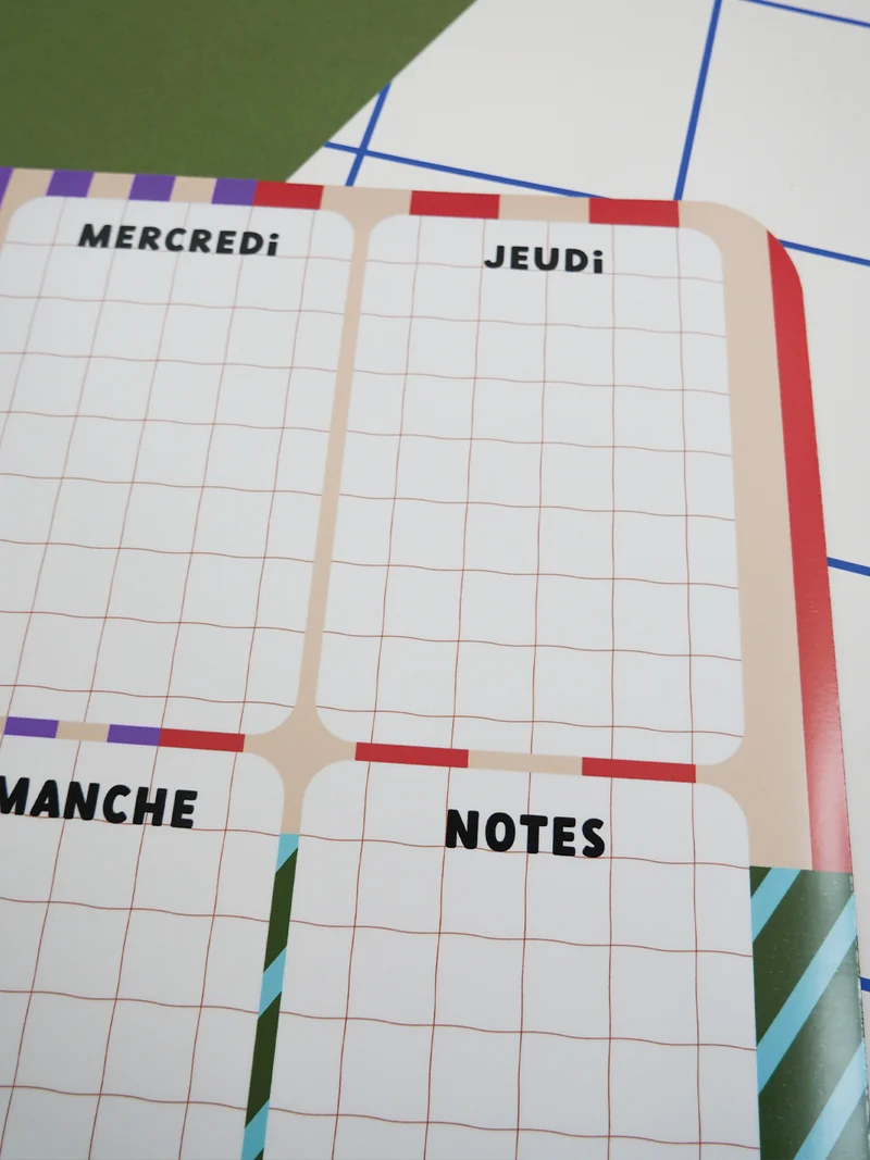 Meal Planner Magnétique